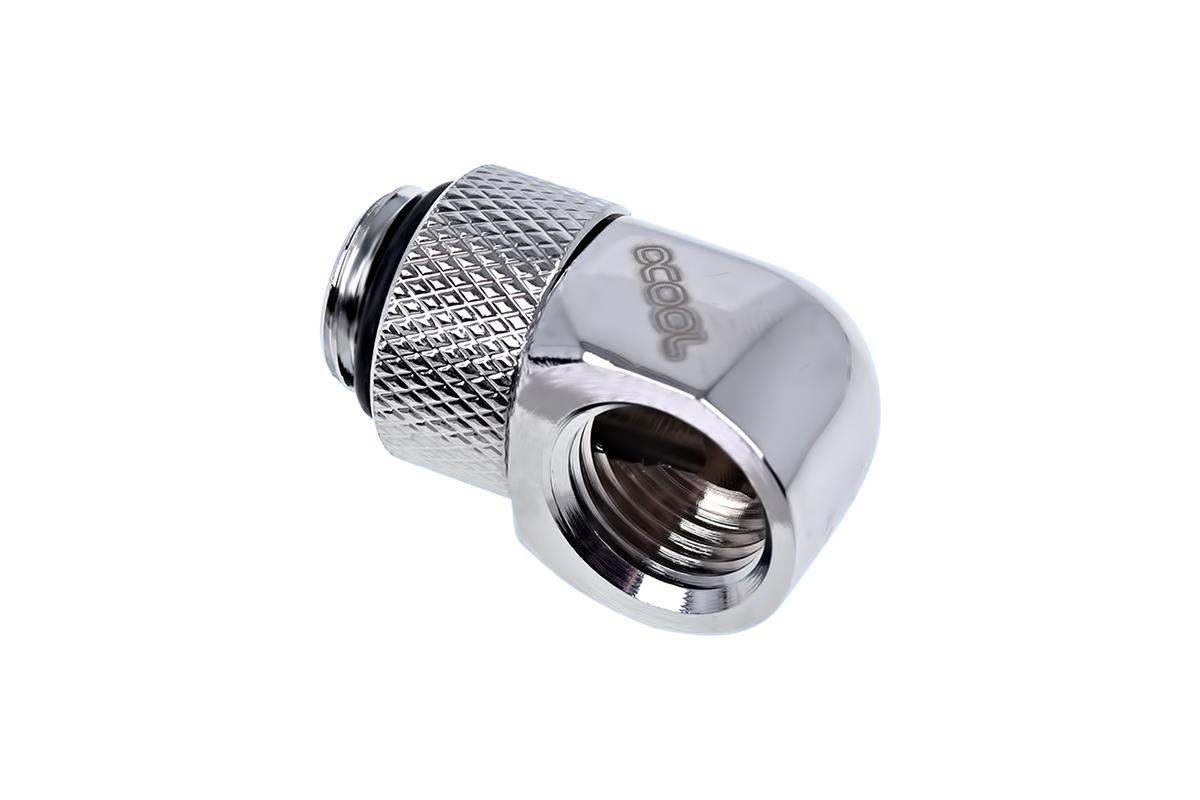 Eiszapfen 90 Degree Angled Rotary Fitting -  Chrome thumbnail