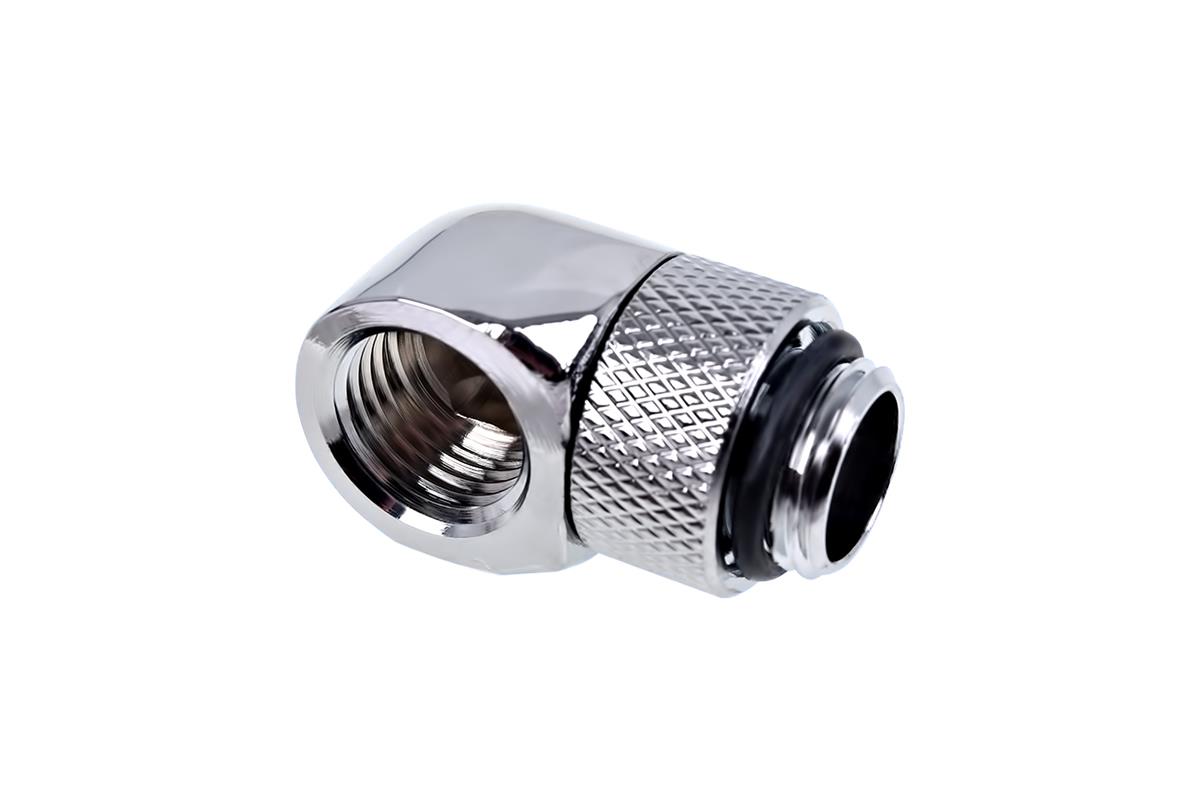Eiszapfen 90 Degree Angled Rotary Fitting -  Chrome thumbnail