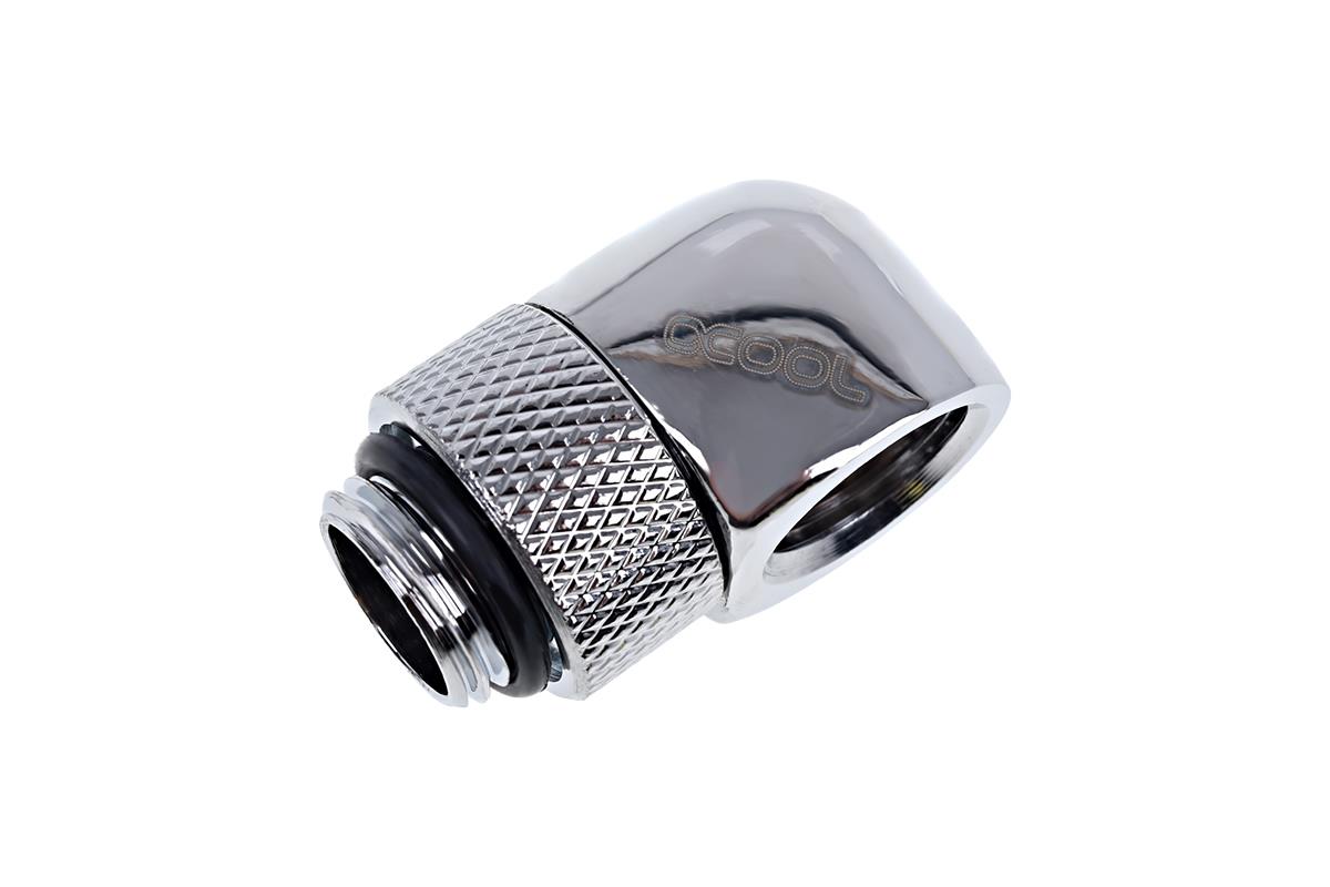 Eiszapfen 90 Degree Angled Rotary Fitting -  Chrome thumbnail