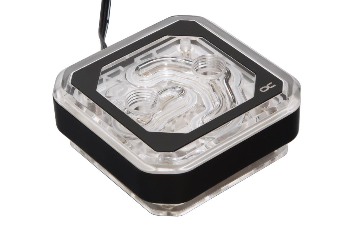 Eisblock XPX Aurora CPU Water Block - Plexi Black Digital RGB thumbnail