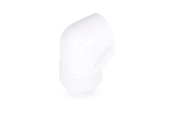 Eiszapfen 90 Degree Angled Rotary Fitting - White thumbnail