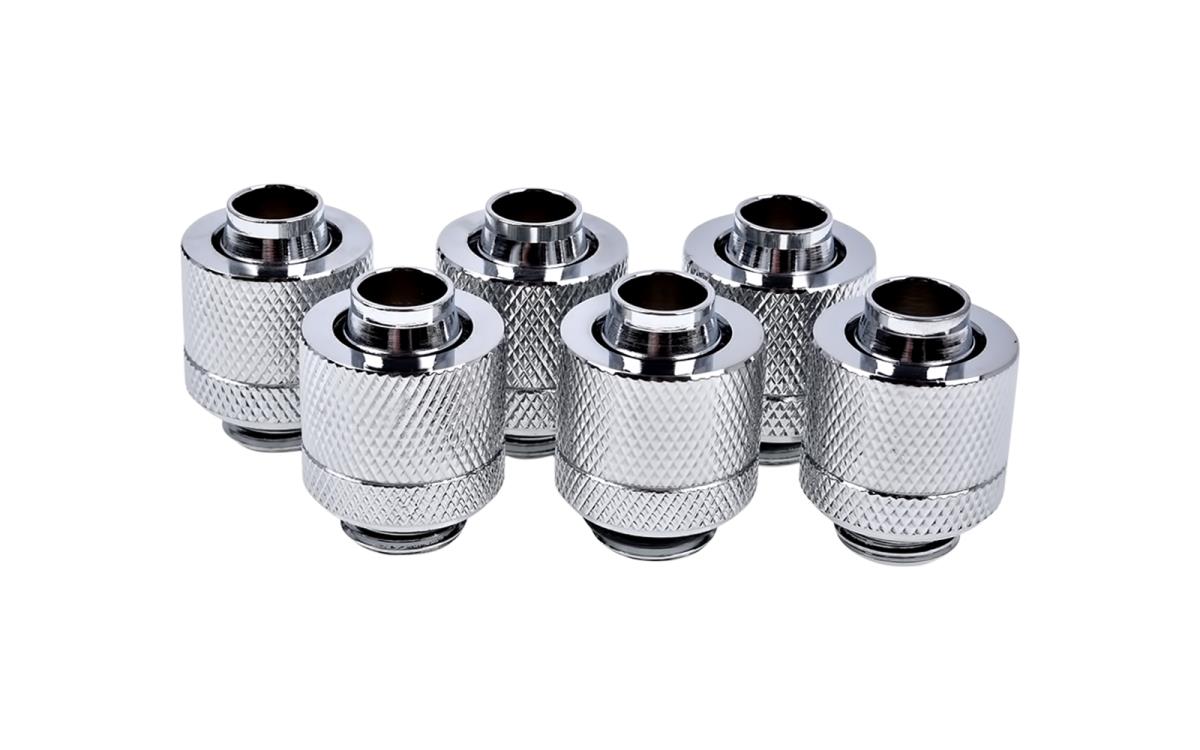 Eiszapfen 13/10mm Chrome Compression Fitting - Six Pack thumbnail