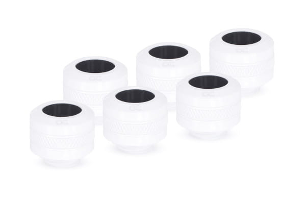 Eiszapfen PRO 13mm Hard Tube Compression White Fitting - Six Pack thumbnail