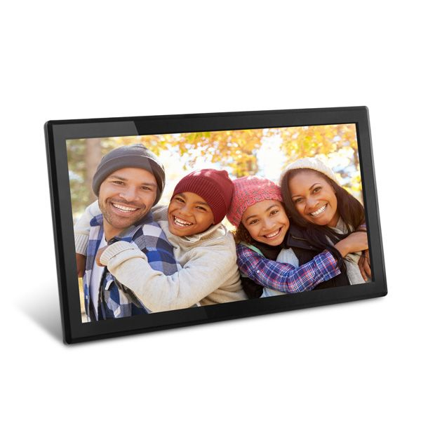 Aluratek AWS17F digital photo frame Black 43.9 cm (17.3