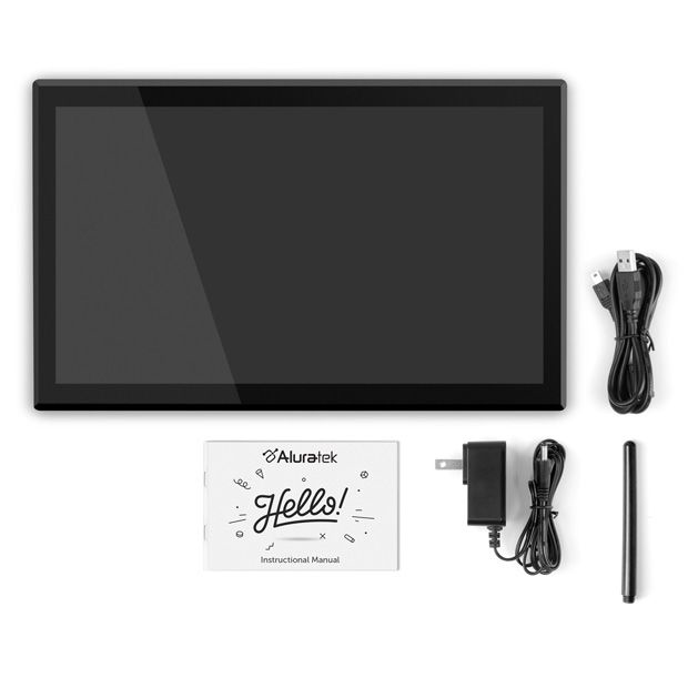 Aluratek AWS17F digital photo frame Black 43.9 cm (17.3