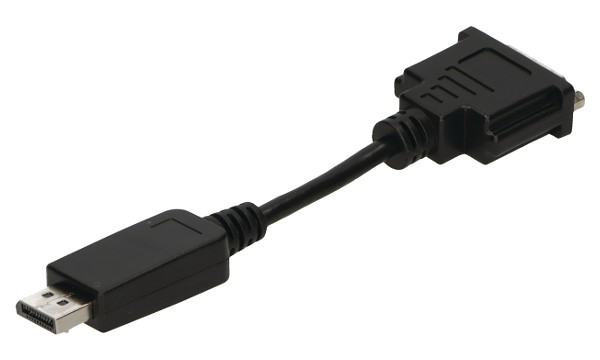 2-Power CAB0065A video cable adapter 0.15 m DisplayPort DVI-D Black thumbnail
