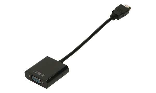2-Power CAB0060A video cable adapter HDMI Type A (Standard) VGA (D-Sub) Black thumbnail