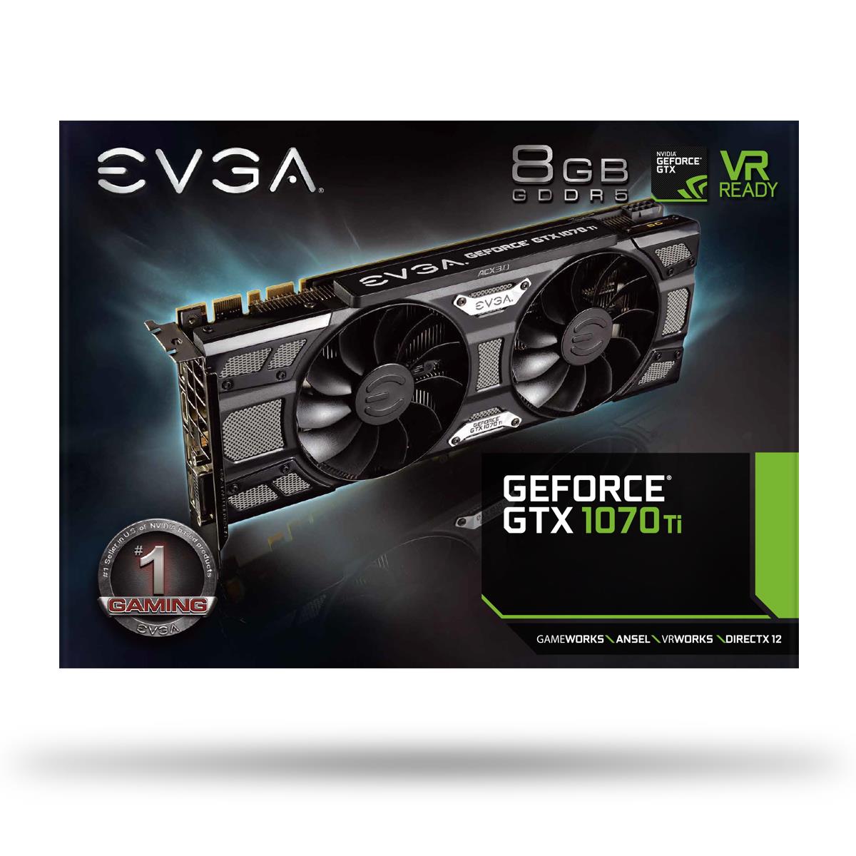 EVGA 08G-P4-5671-KR graphics card NVIDIA 8 GB GDDR5 thumbnail