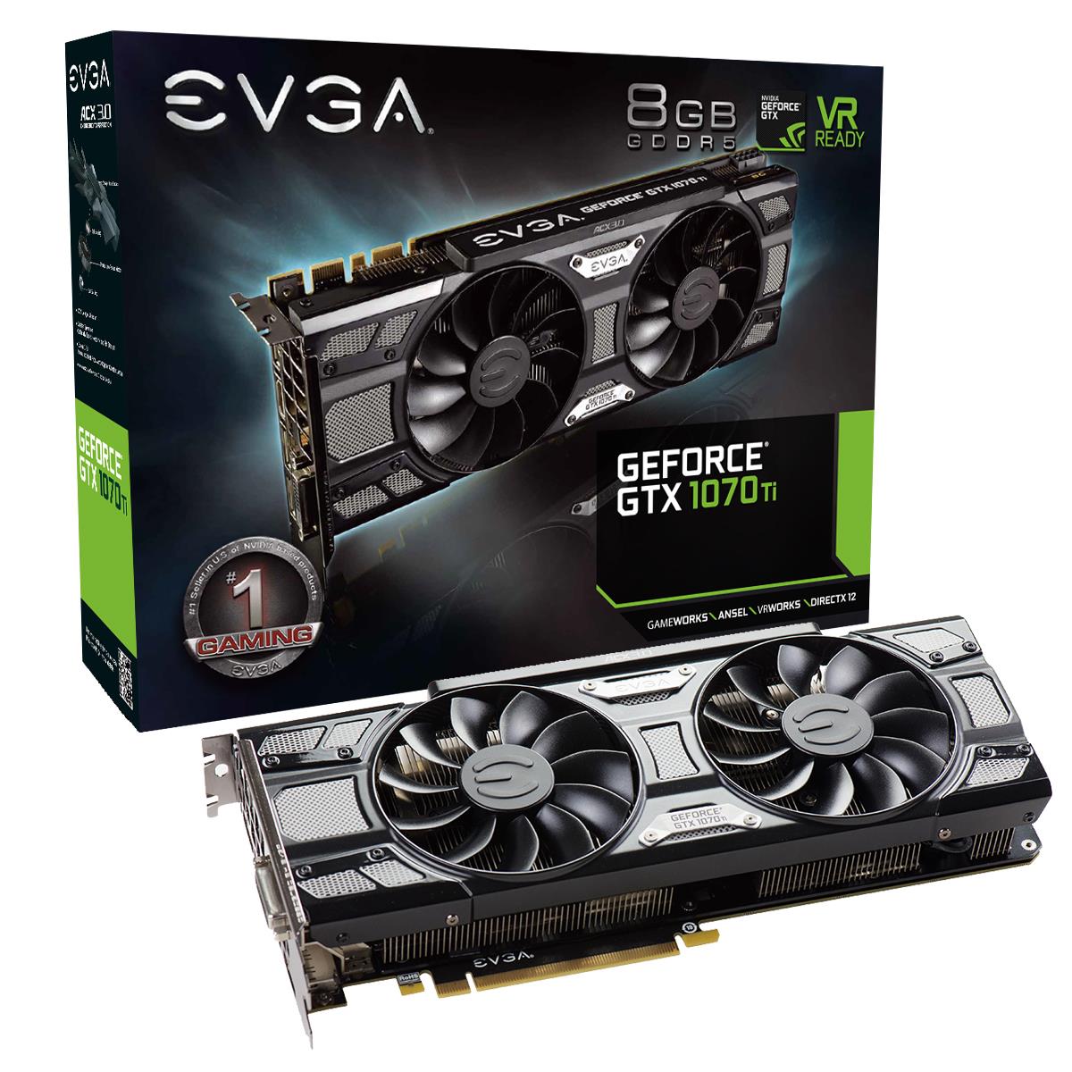 EVGA 08G-P4-5671-KR graphics card NVIDIA 8 GB GDDR5 thumbnail