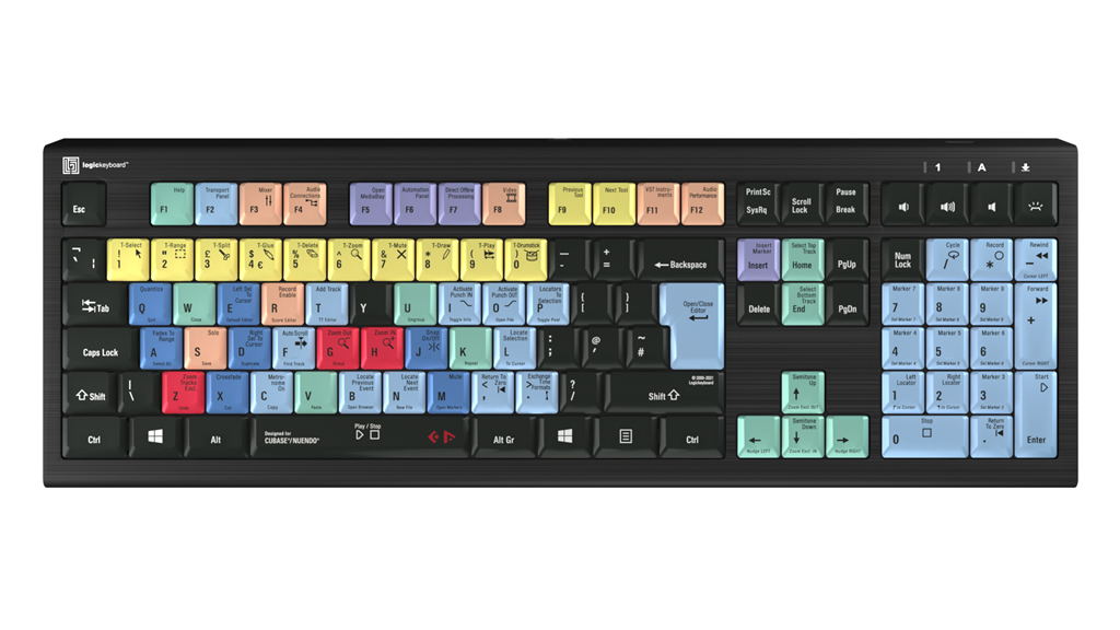 Cubase - Nuendo Keyboard - PC Backlit ASTRA2 thumbnail