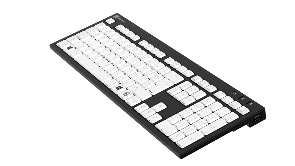 Braille keyboard NERO PC UK Keyboard thumbnail
