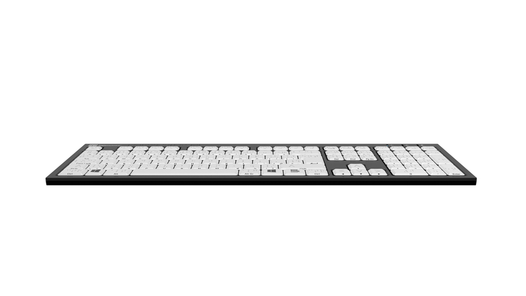 Braille keyboard NERO PC UK Keyboard thumbnail