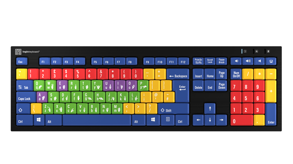 Kids Learning keyboard NERO PC UK Keyboard thumbnail