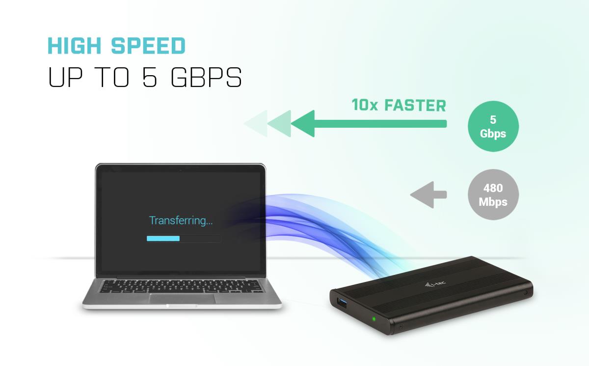 I-TEC USB 3.0 CASE HDD SSD ALU thumbnail