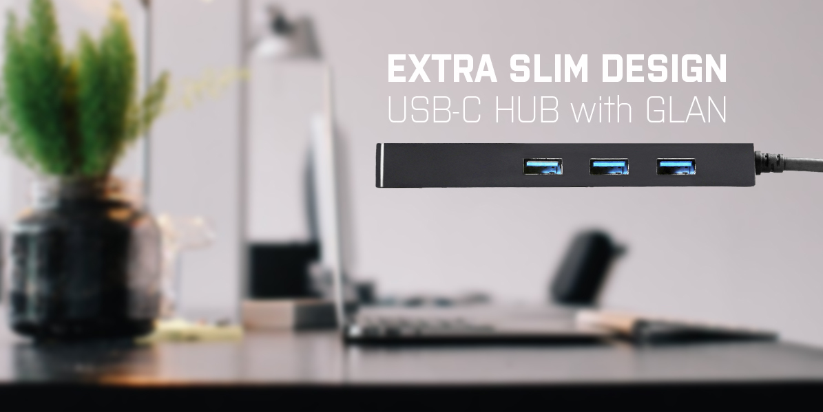 I-TEC USB-C SLIM HUB + GLAN thumbnail