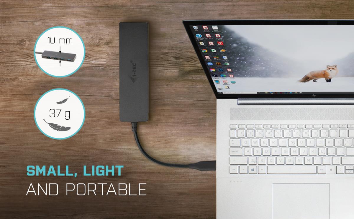 I-TEC USB-C SLIM PASSIVE HUB 4P thumbnail