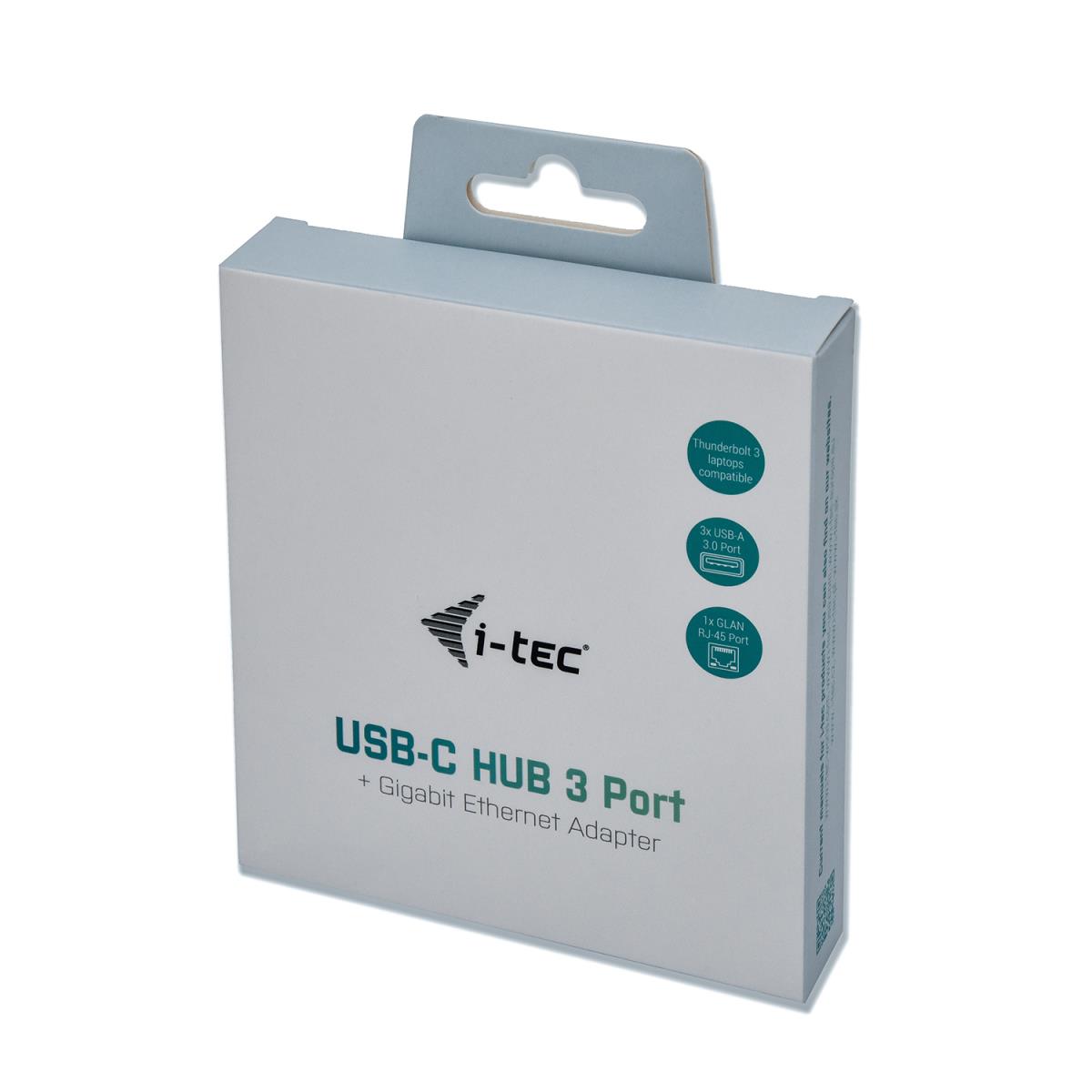 I-TEC USB-C METAL HUB 3 + GLAN thumbnail