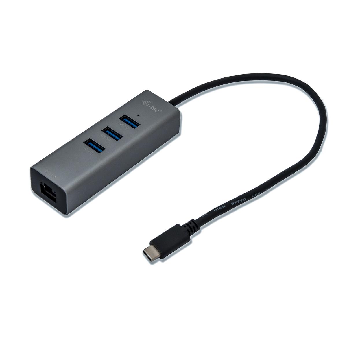 I-TEC USB-C METAL HUB 3 + GLAN thumbnail