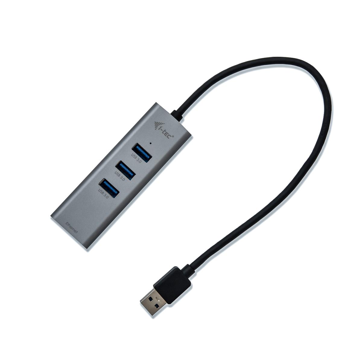 I-TEC USB 3.0 METAL HUB + GLAN thumbnail