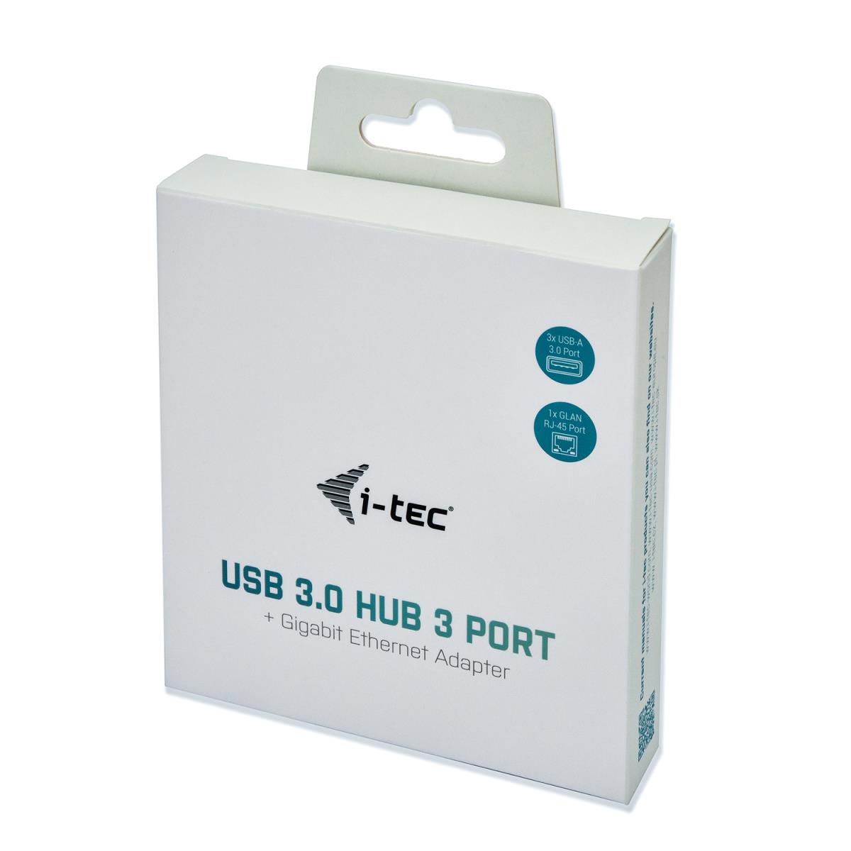 I-TEC USB 3.0 METAL HUB + GLAN thumbnail