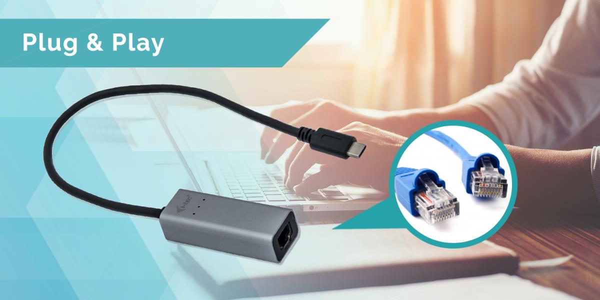 I-TEC USB-C METAL GLAN ADAPTER thumbnail