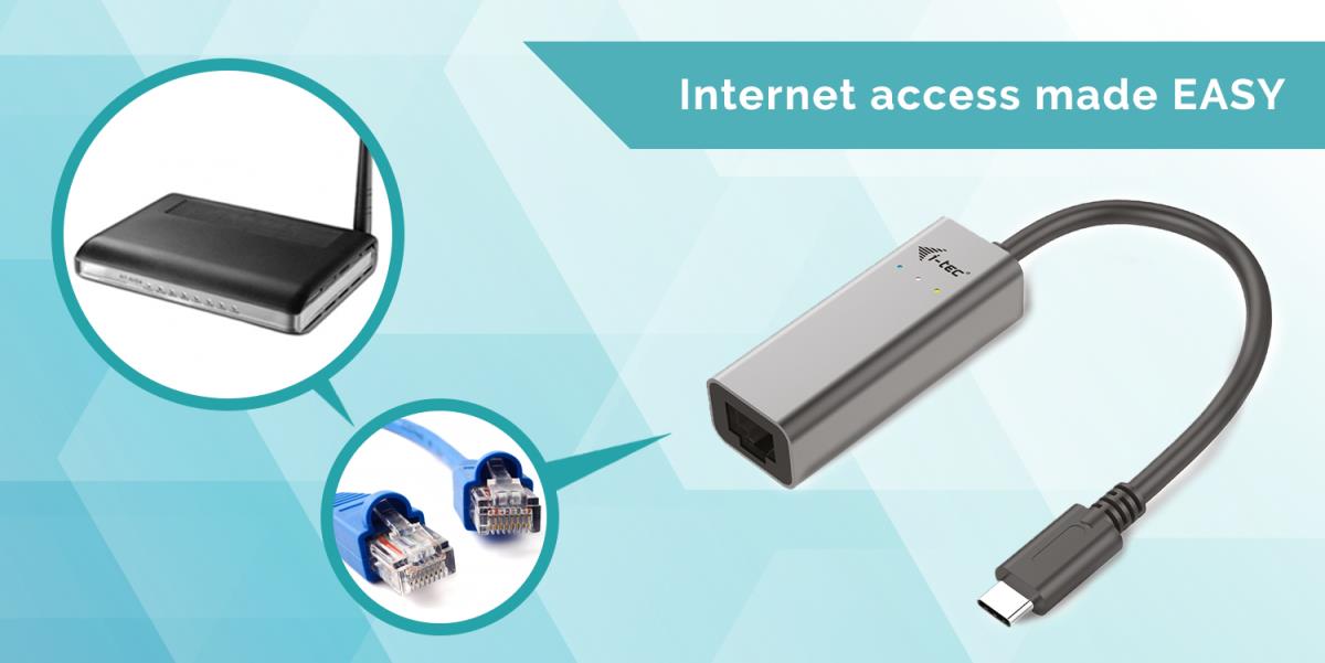 I-TEC USB-C METAL GLAN ADAPTER thumbnail