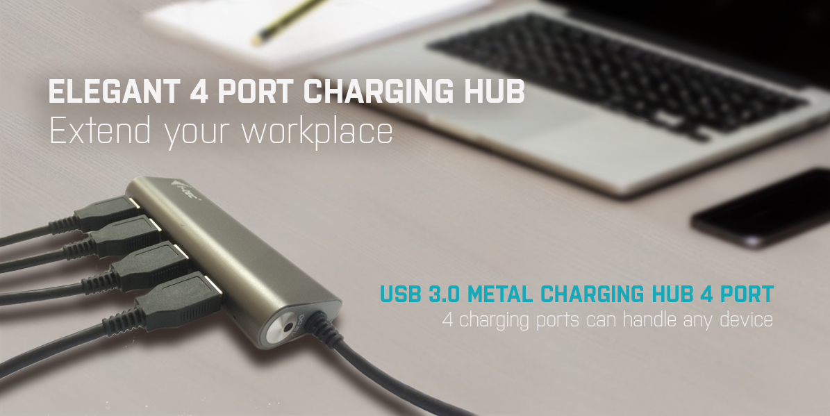 EU Product - Usb 3.0 Metal Charging Hub thumbnail