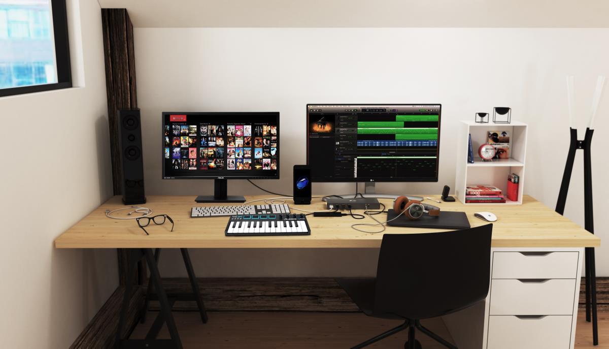 EU Product - D USB 3.0 USB-C 5K Universal Dual Docking Station thumbnail