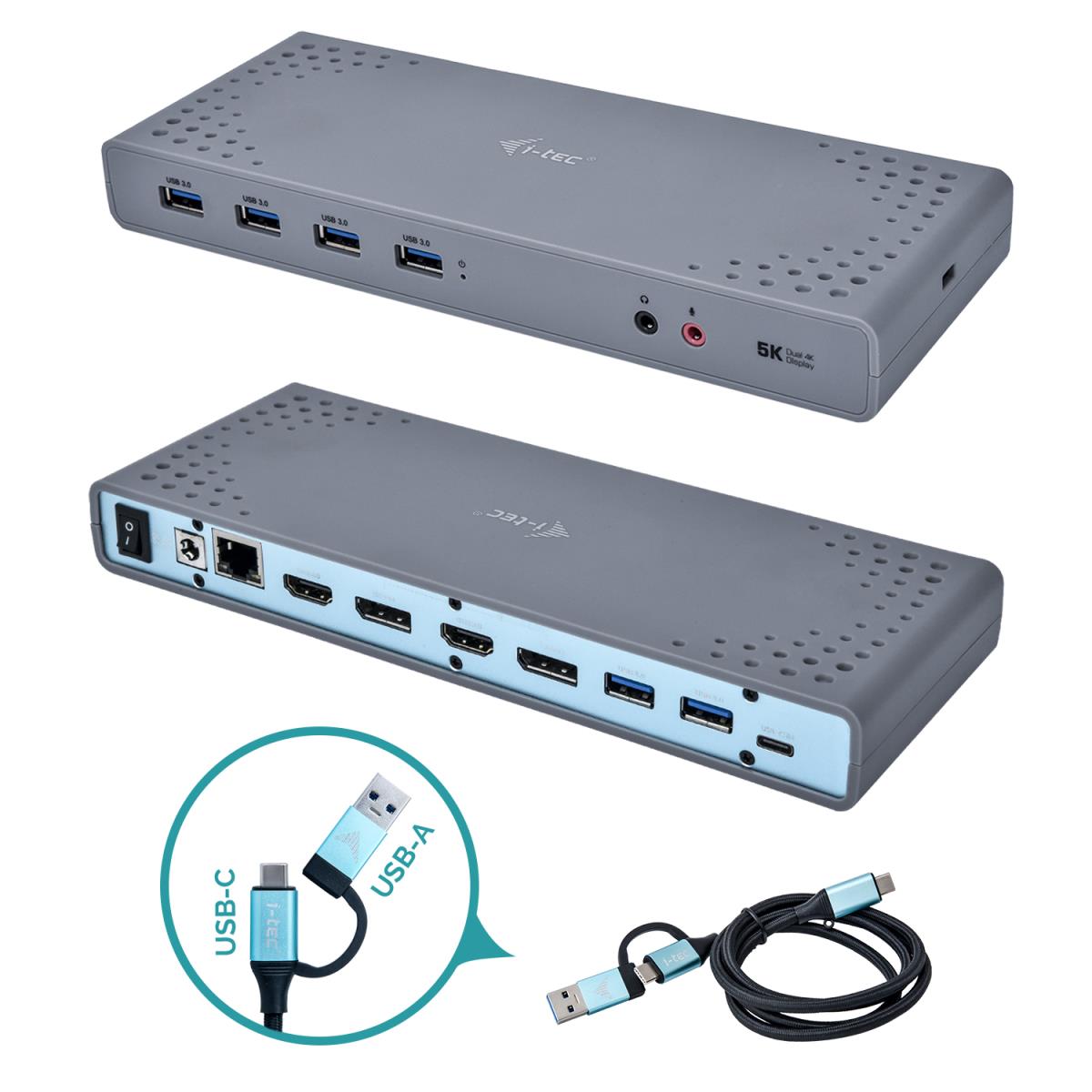 USB 3.0/USB-C 5K DOCK UK CADUAL4KDOCKUK thumbnail