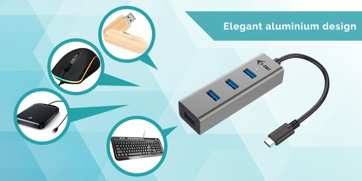 I-TEC USB-C METAL 4-PORT HUB thumbnail