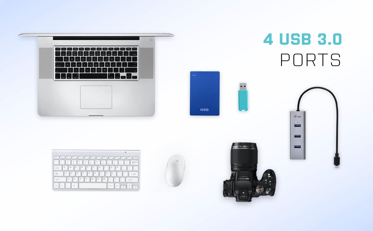 I-TEC USB-C METAL 4-PORT HUB thumbnail
