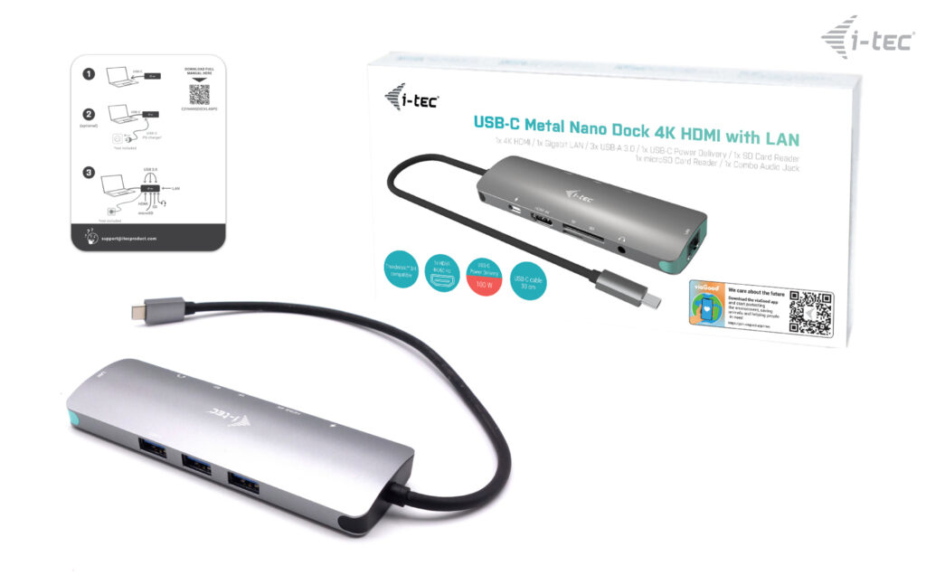I-TEC USBC NANODOCK HDMI LAN PD thumbnail