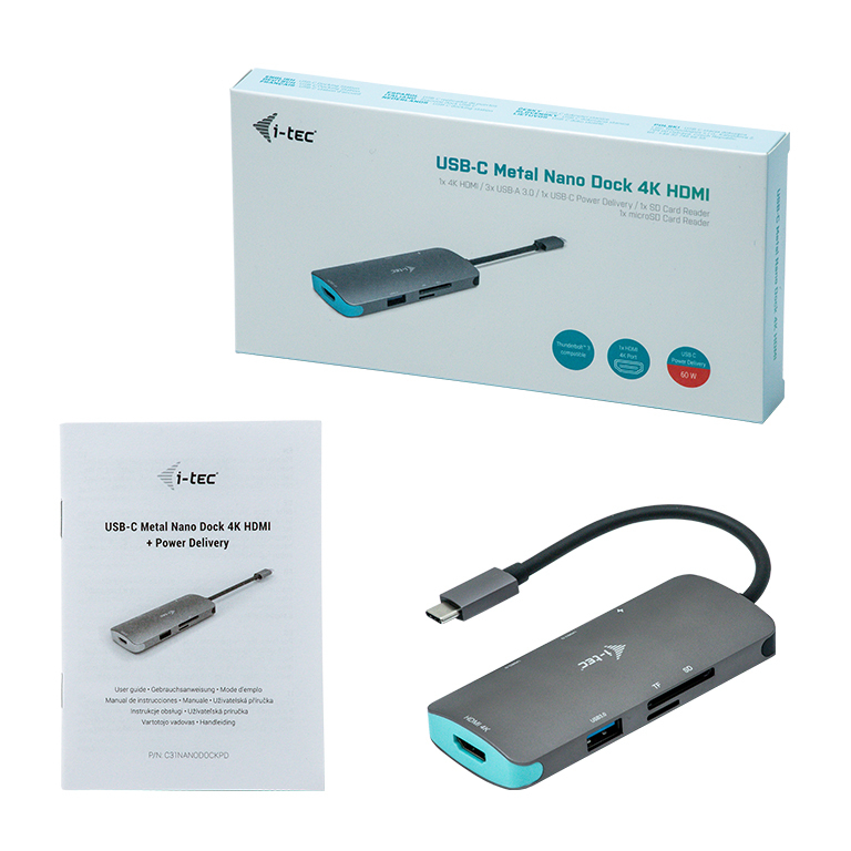 I-TEC USB-C NANODOCK 4K HDMI PD thumbnail