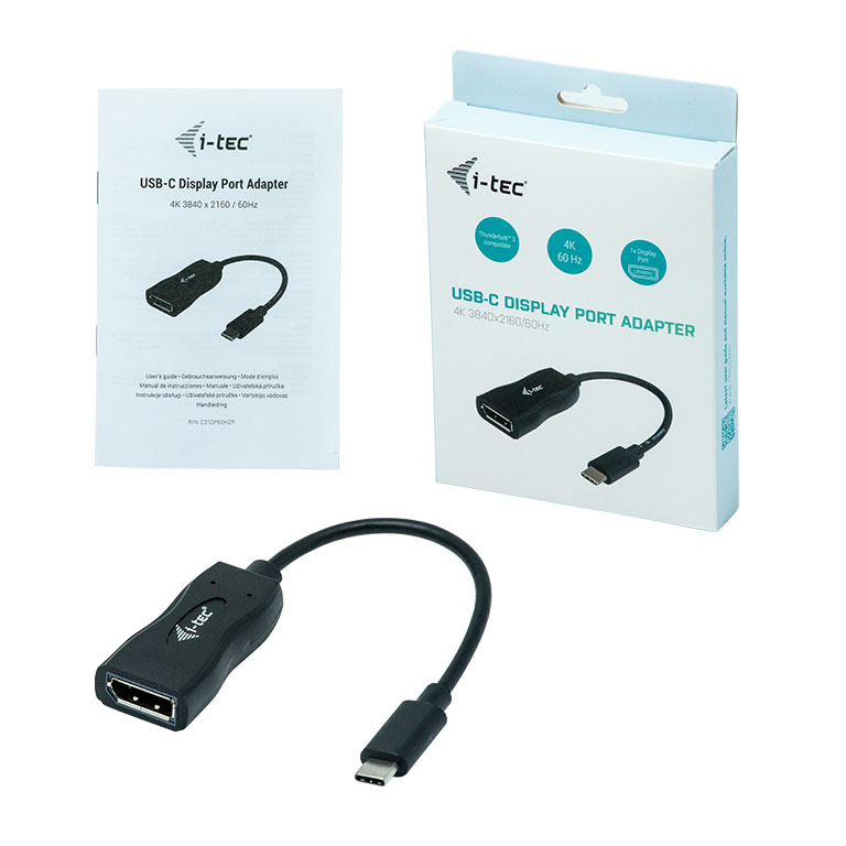I-TEC USB-C DP ADAPTER 4K/60HZ thumbnail