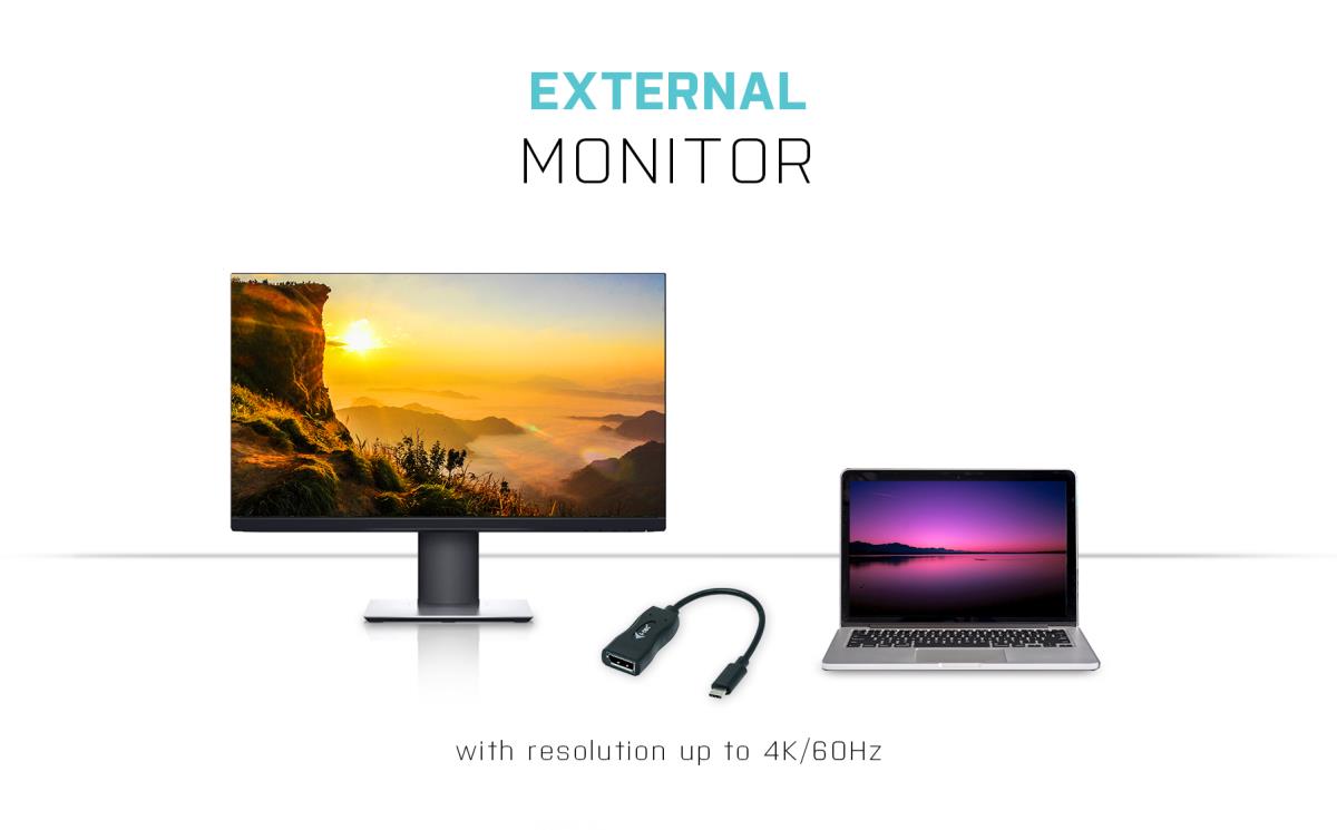 I-TEC USB-C DP ADAPTER 4K/60HZ thumbnail