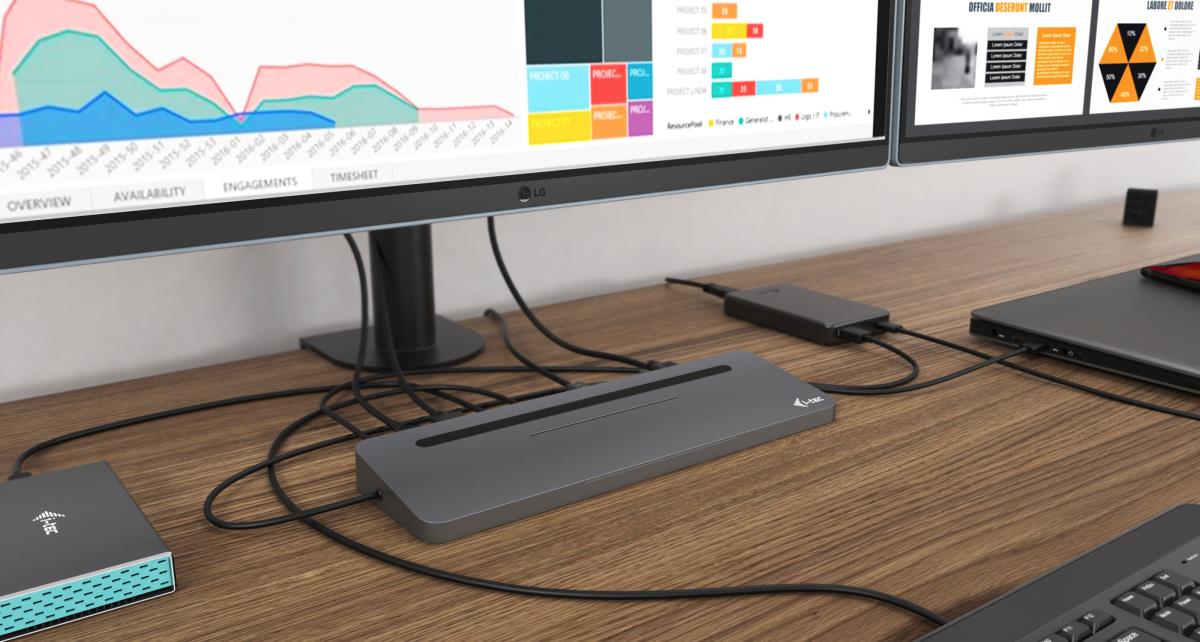 I-TEC USB-C 3XLCD DOCK W/ PD85W thumbnail
