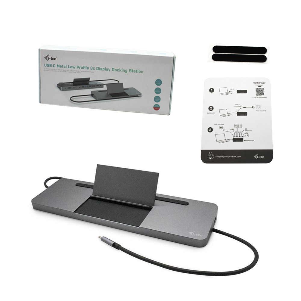 I-TEC USB-C 3XLCD DOCK W/ PD85W thumbnail