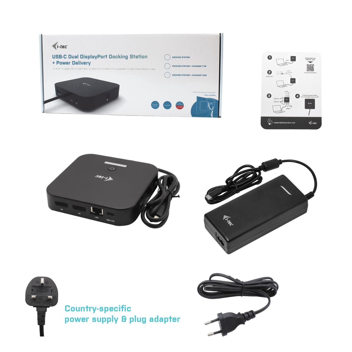 I-TEC USB-C DUAL DISP DOCKINGUK thumbnail