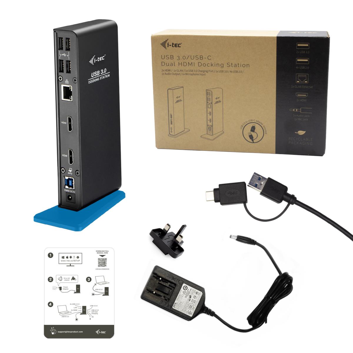 I-TEC USB 3.0/USB-C DUAL HDMI thumbnail