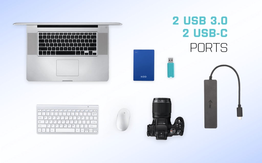I-TEC USB-C HUB 2+2X USB-C/A thumbnail