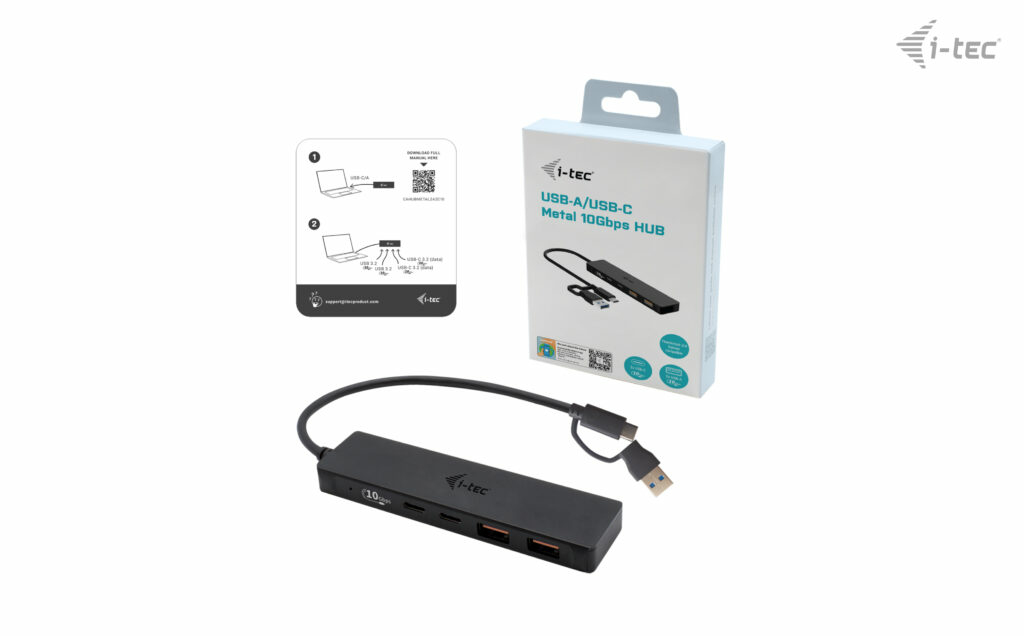 I-TEC USB-C HUB 2+2X USB-C/A thumbnail