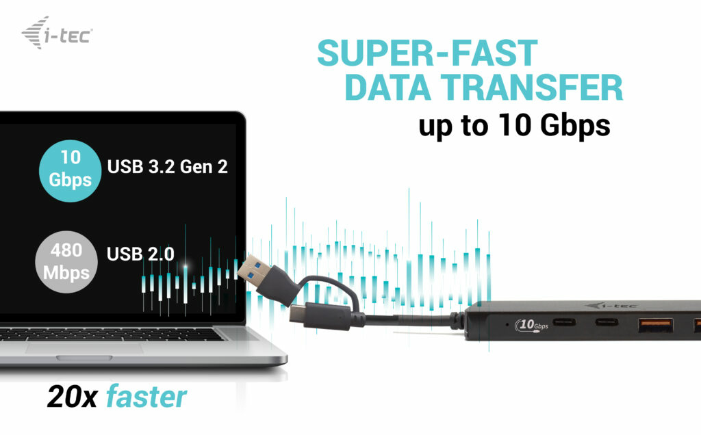 I-TEC USB-C HUB 2+2X USB-C/A thumbnail