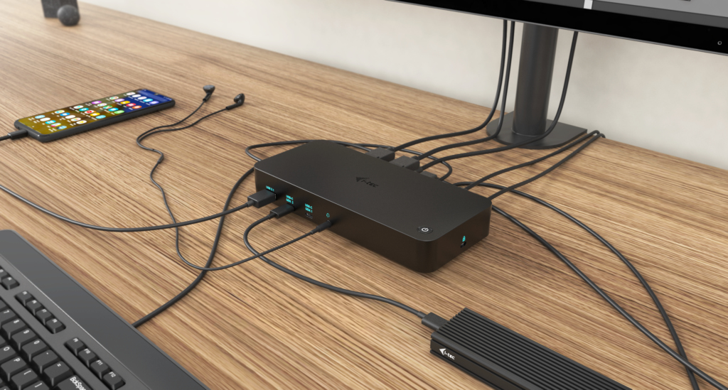 EU Product - D I-TEC USB 3.0/USB-C Tripledock mit PD 100W 3x4K 60Hz thumbnail