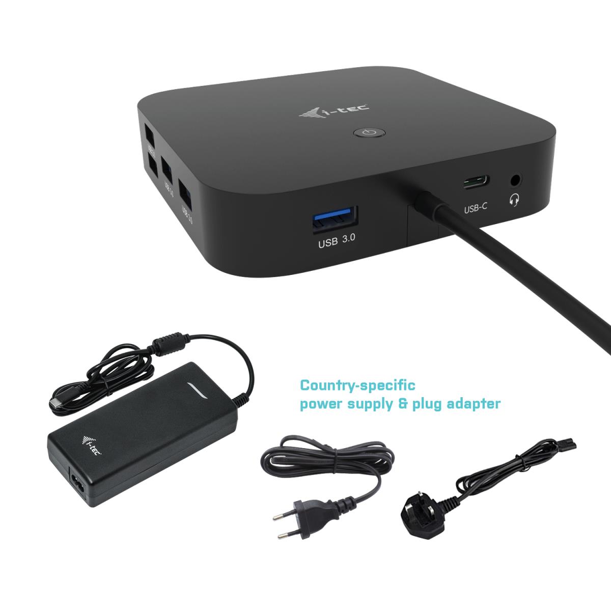 I-TEC USB-C HDMI DP DOCK PD100W thumbnail