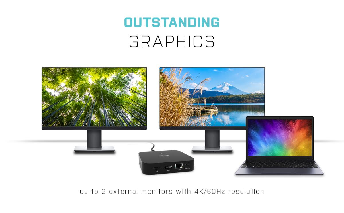 I-TEC USB-C HDMI DP DOCK PD100W thumbnail