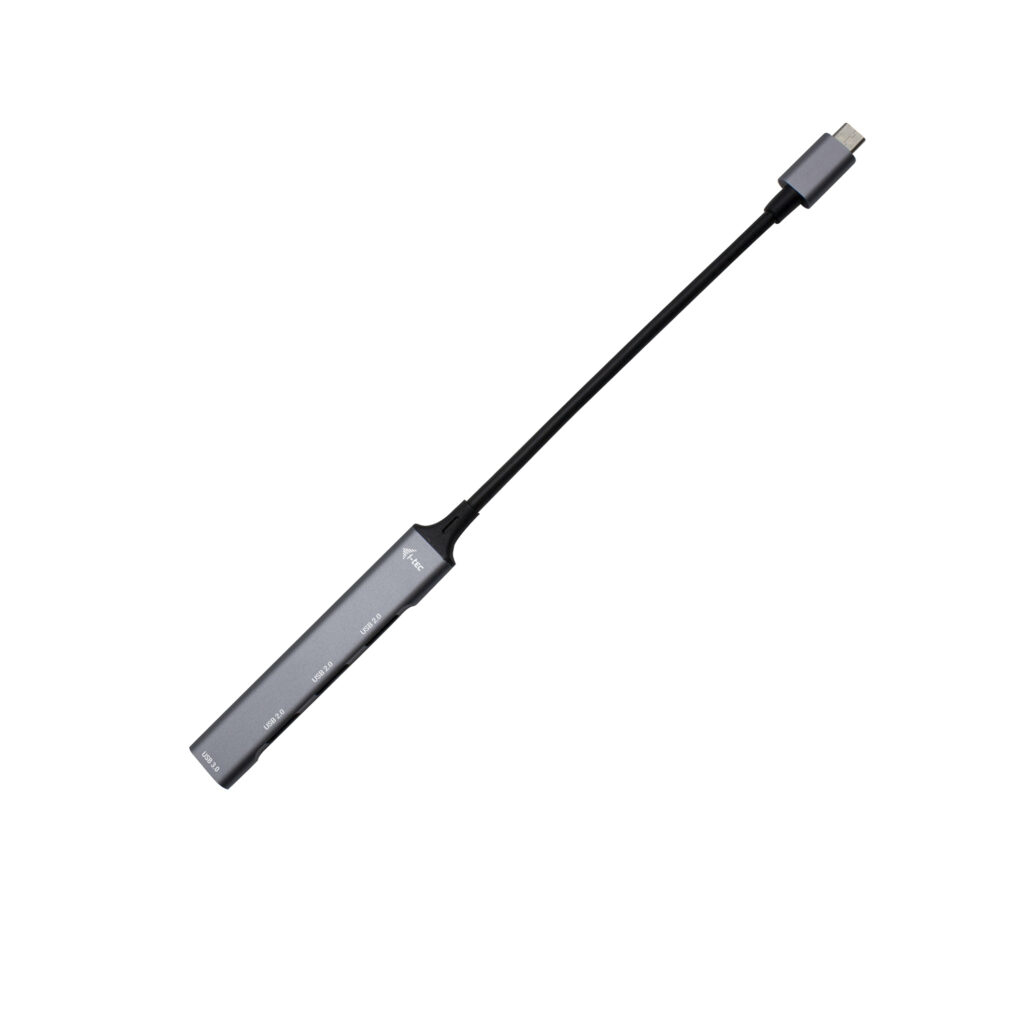 USB-C 4-port Hub, Aulminium housing, Metal 1x USB-A 3.0 + 3x USB-A 2.0 C31HUBMETALMINI4 thumbnail