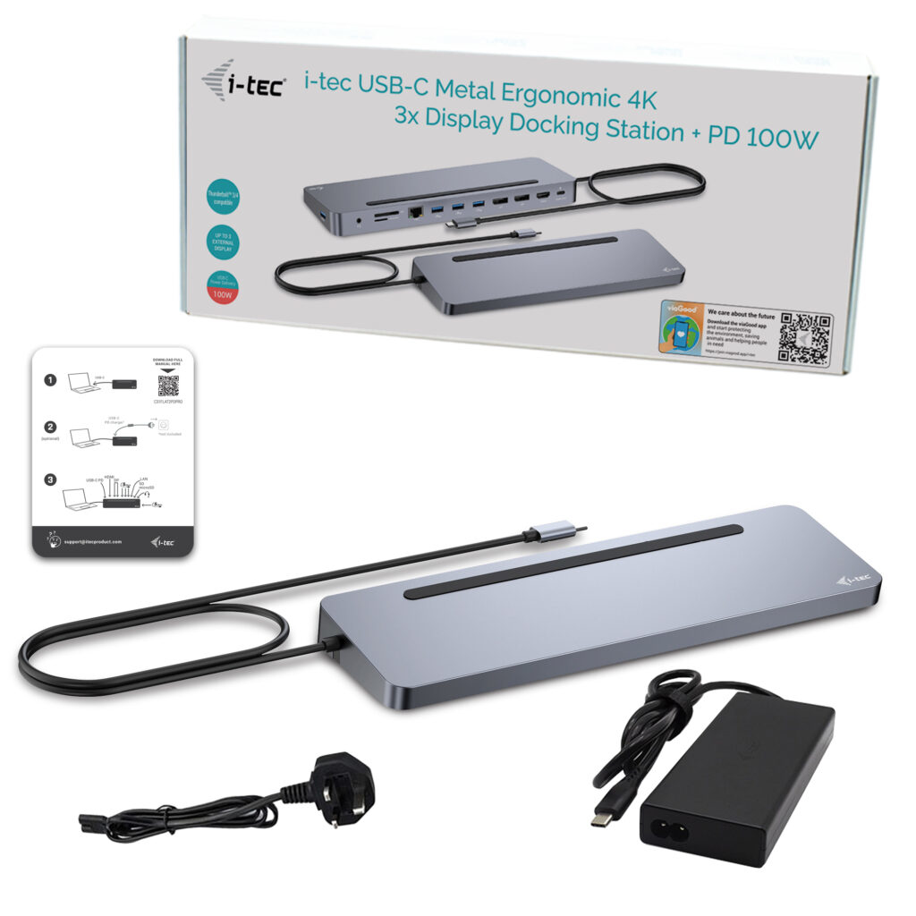 I-TEC USB-C ERGO 3X LCD DOCK thumbnail