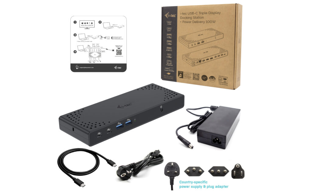 EU Product - Usb-C Triple Display Docking Station Gen thumbnail