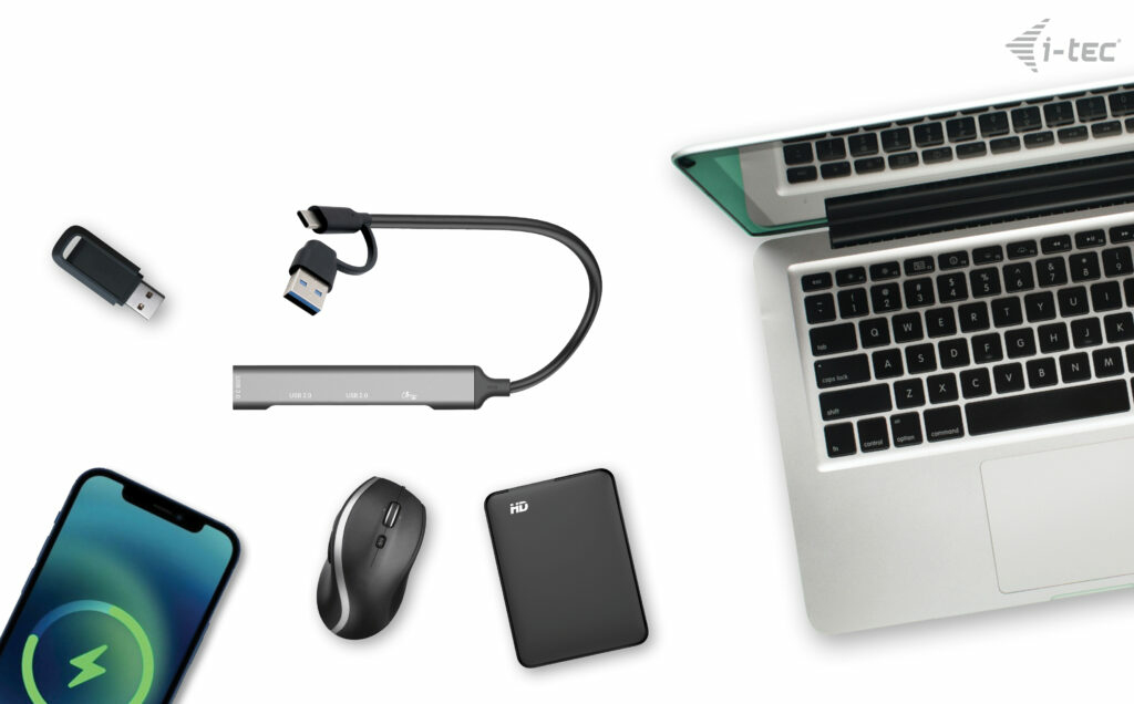 I-TEC USB-A/USB-C 4 PORT HUB thumbnail