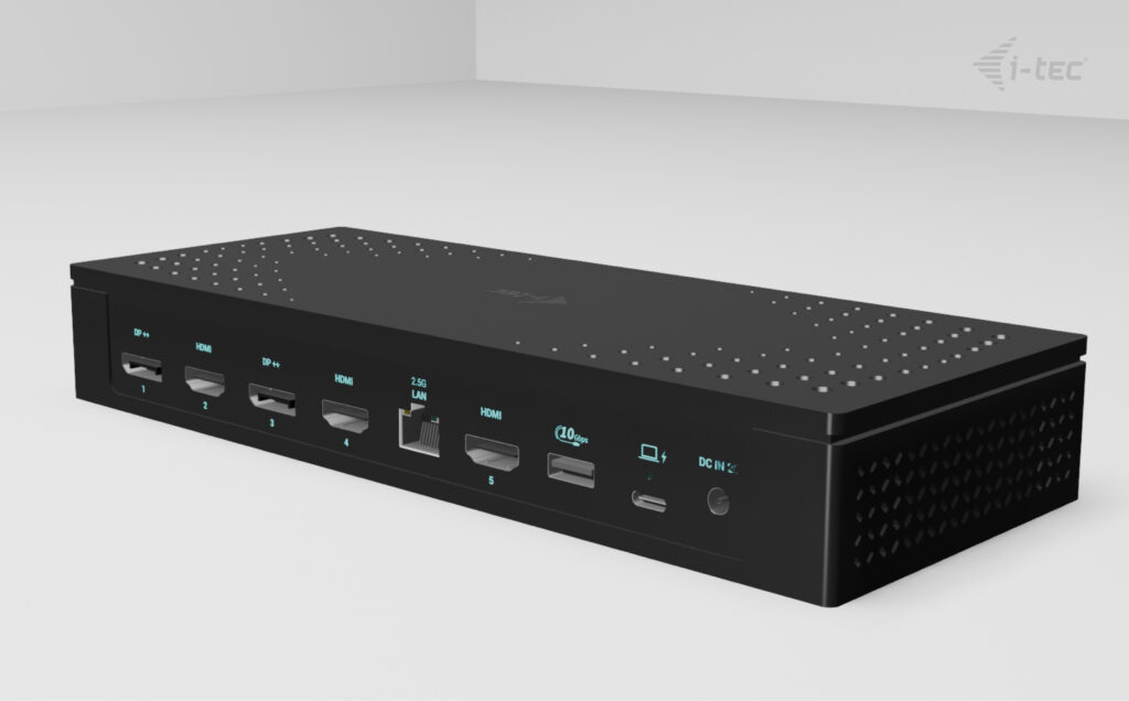 ITEC  Universal 5 x 4K/60Hz Display Docking Station + Power Delivery 100W CA5MONITORDOCKPDUK thumbnail